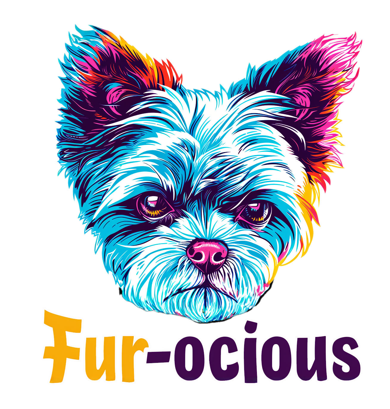 Fur-ocious Unisex Funny Dog T-Shirt