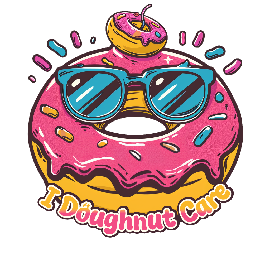I Doughnut Care Unisex Funny Food T-Shirt