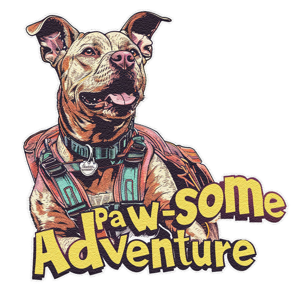 Paw-some Adventure Unisex Funny Dog T-Shirt