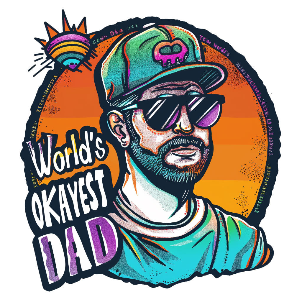 World's Okayest Dad Unisex Funny Dad T-Shirt