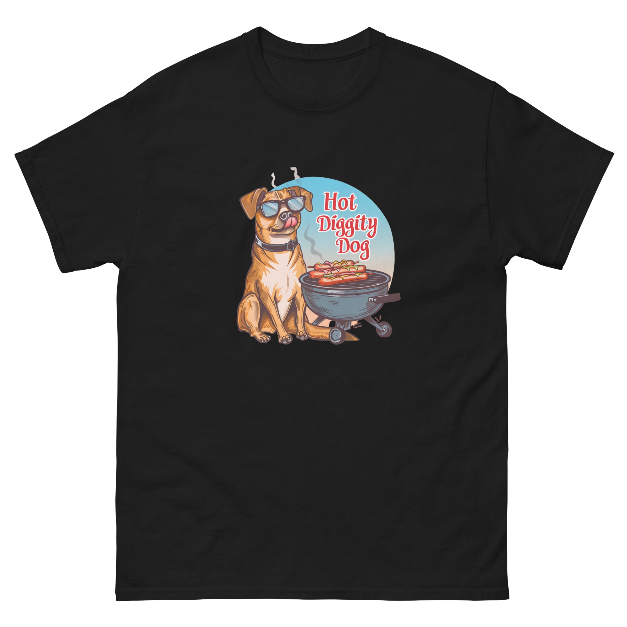 Hot Diggity Dog Unisex Funny Dog T-Shirt