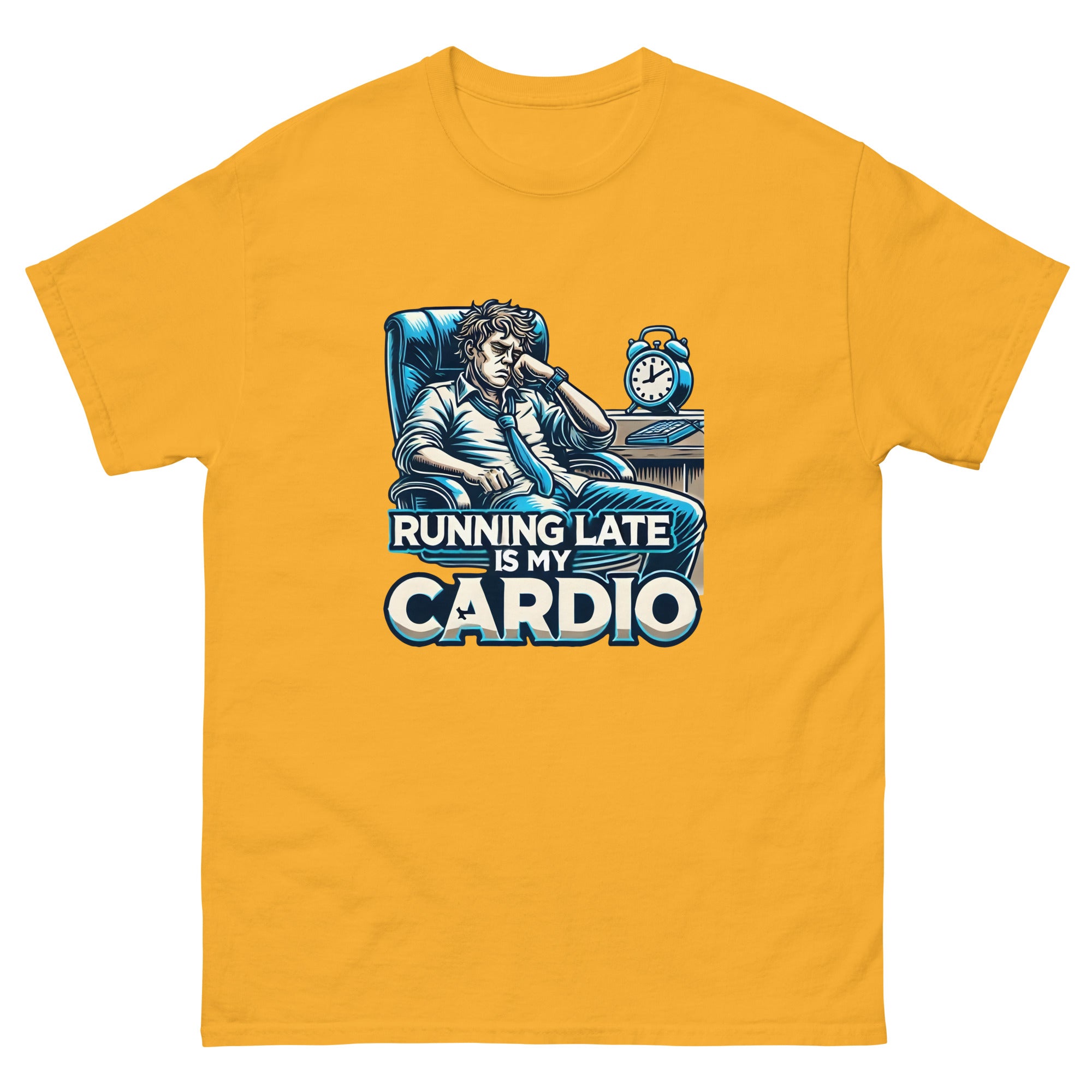 Running Late is My Cardio Unisex Funny Novelty T-Shirt