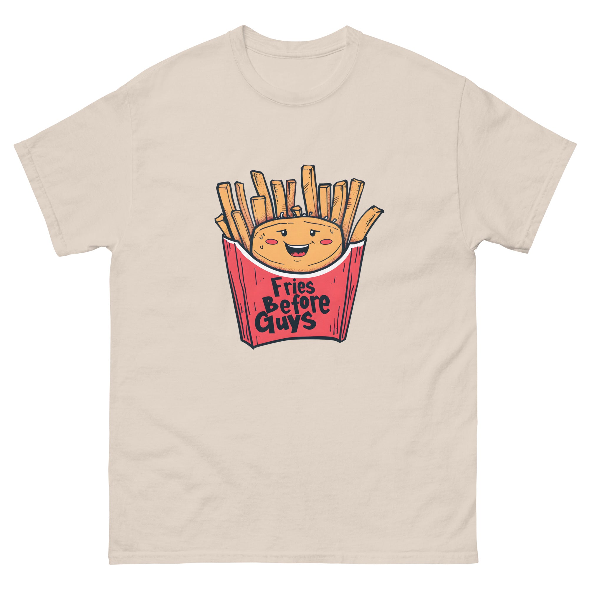 Fries Before Guys Unisex Funny Food T-Shirt