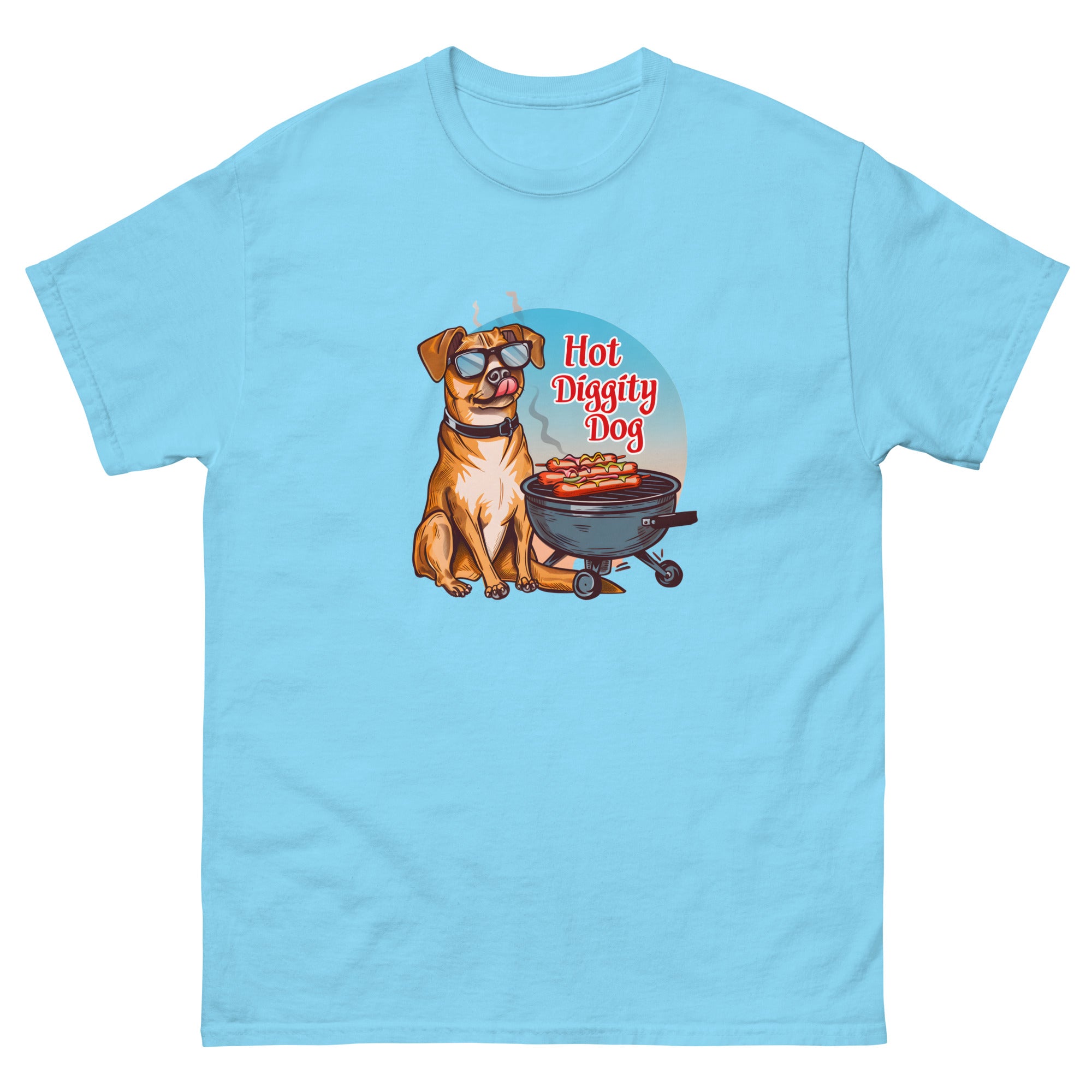 Hot Diggity Dog Unisex Funny Dog T-Shirt