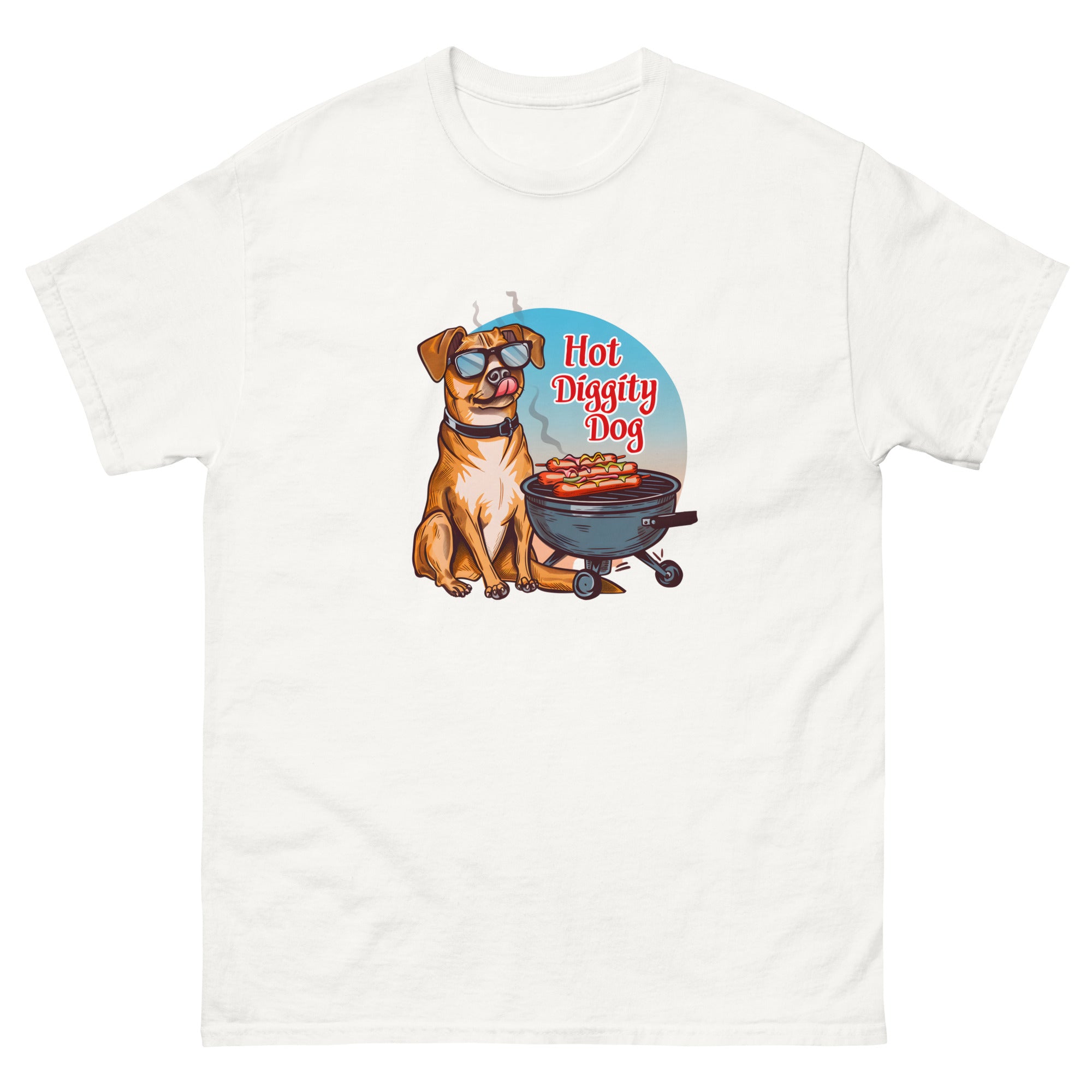 Hot Diggity Dog Unisex Funny Dog T-Shirt