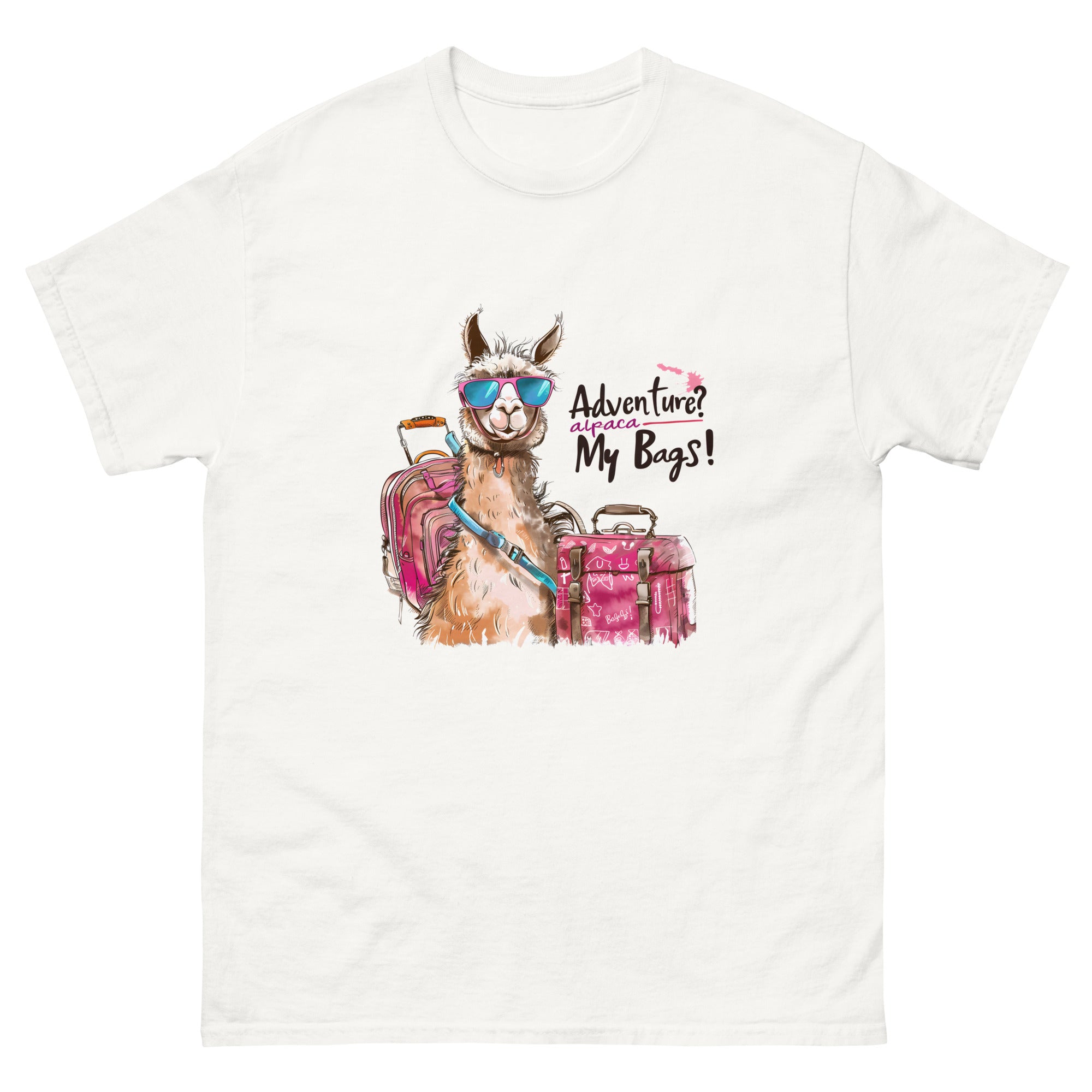 Adventure? Alpaca My Bags Unisex Funny Travel T-Shirt